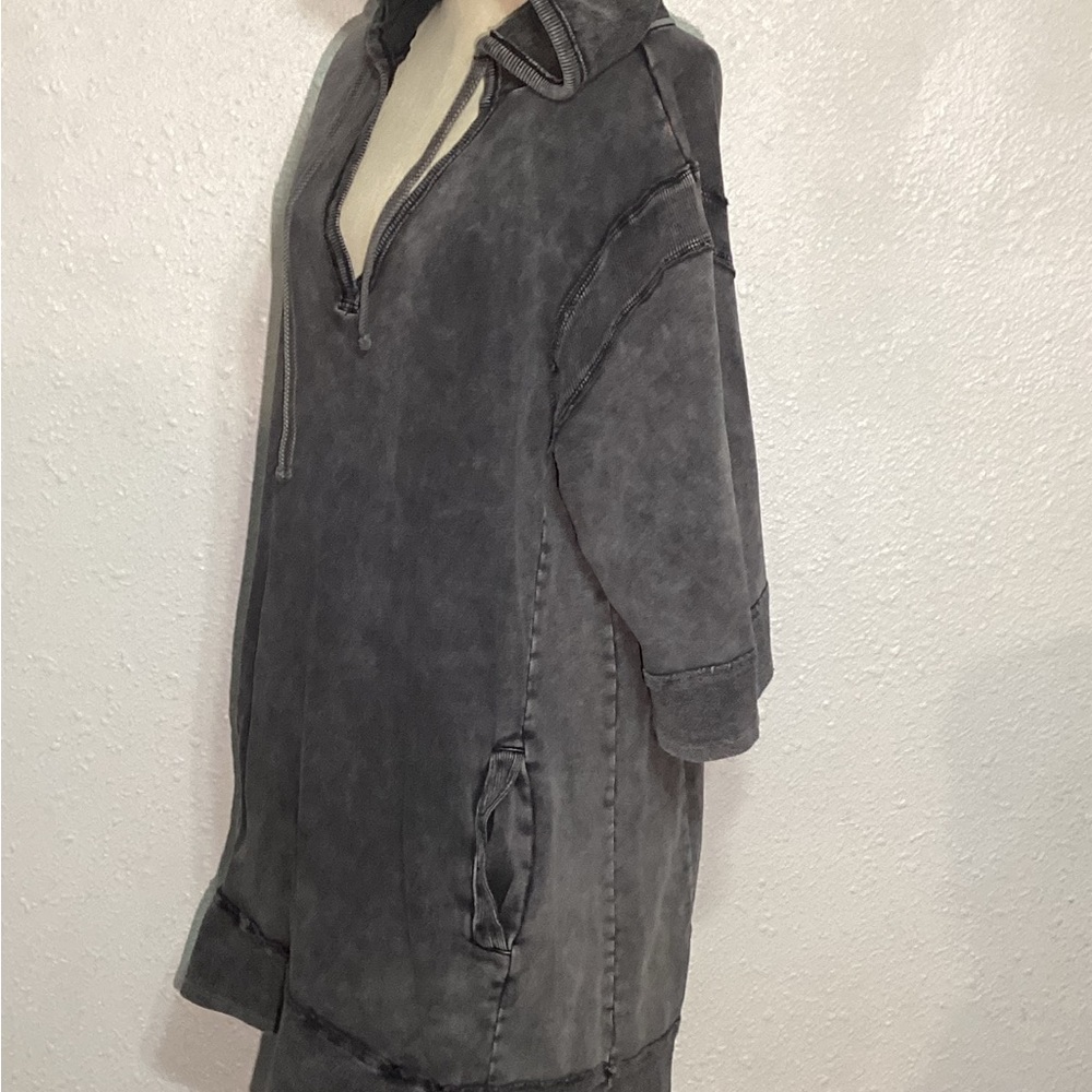 Daily practice by Anthropologie sport hoodie mini dress size large Dress - Picture 5 of 7